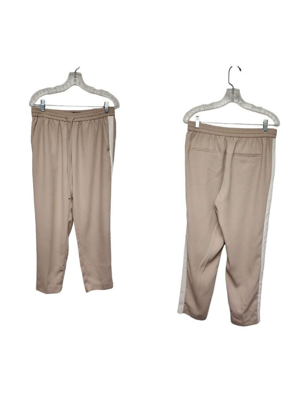 Express Womens Medium High Rise Pull On Joggers Drawstring Waist Pockets Boho